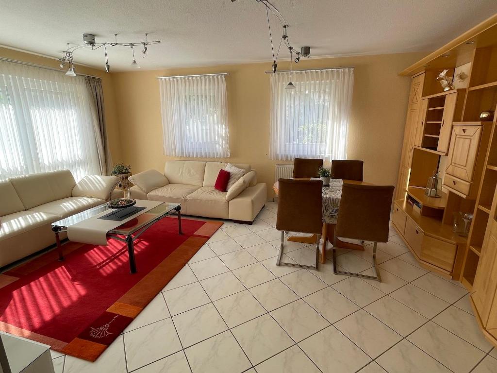 Posezení v ubytování Ferienwohnung FlatNETT