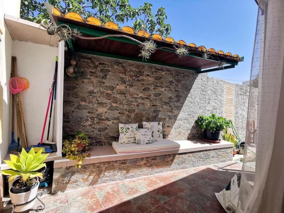 Balkón nebo terasa v ubytování La Casita de Coco Tejeda