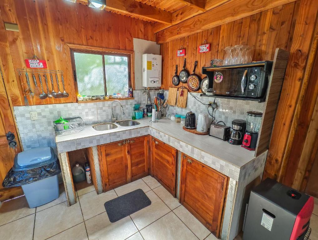 Cucina o angolo cottura di Habitación n°2 - La Casona Pucón