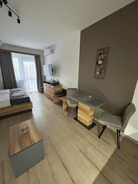 Istumisnurk majutusasutuses D&D Wellness Apartmanok - Dávid Wellness Apartman