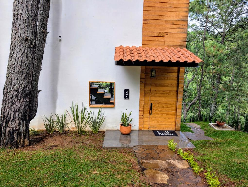 Zahrada ubytování Cabaña La Finca Mazamitla