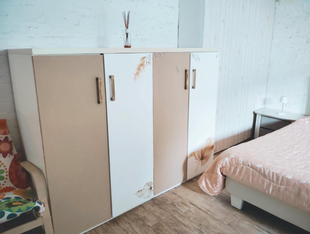 Postel nebo postele na pokoji v ubytování Valle Rubicone