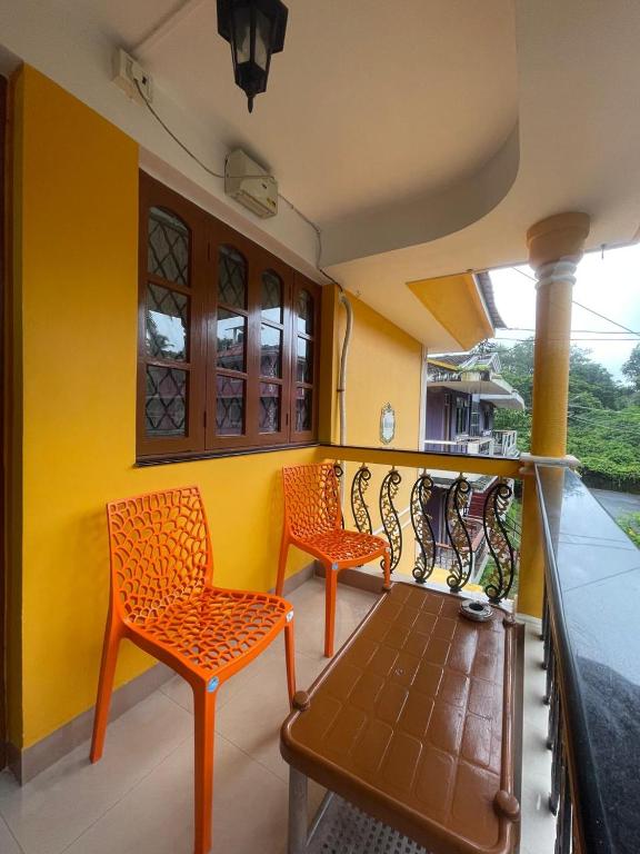 Balkón nebo terasa v ubytování Minria Guest House