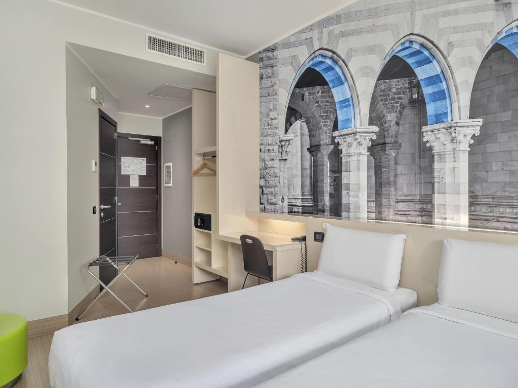 Postel nebo postele na pokoji v ubytování B&B Hotel Como Camerlata