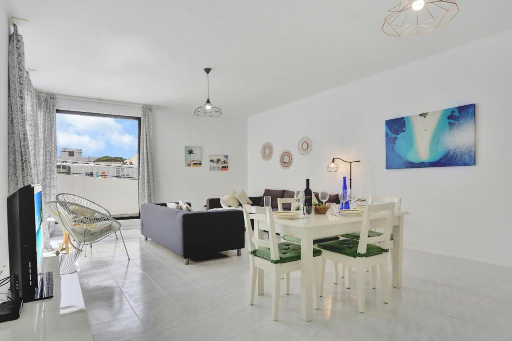 Posezení v ubytování Casa La Caleta