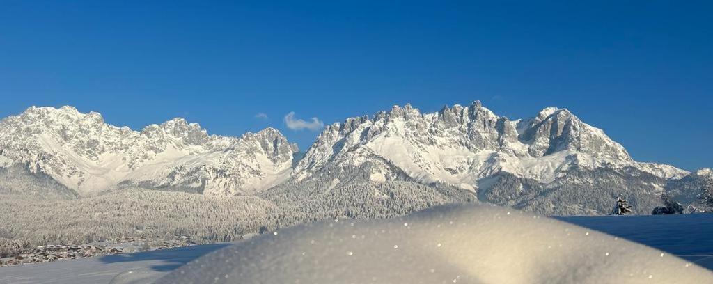 Üldine mäevaade või majutusasutusest Almchalet Weberhof pildistatud vaade