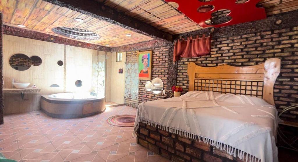 HOTEL & SPA LOS AGAVES Tepotzotlán - Chambre Supérieure Lit Queen-Size