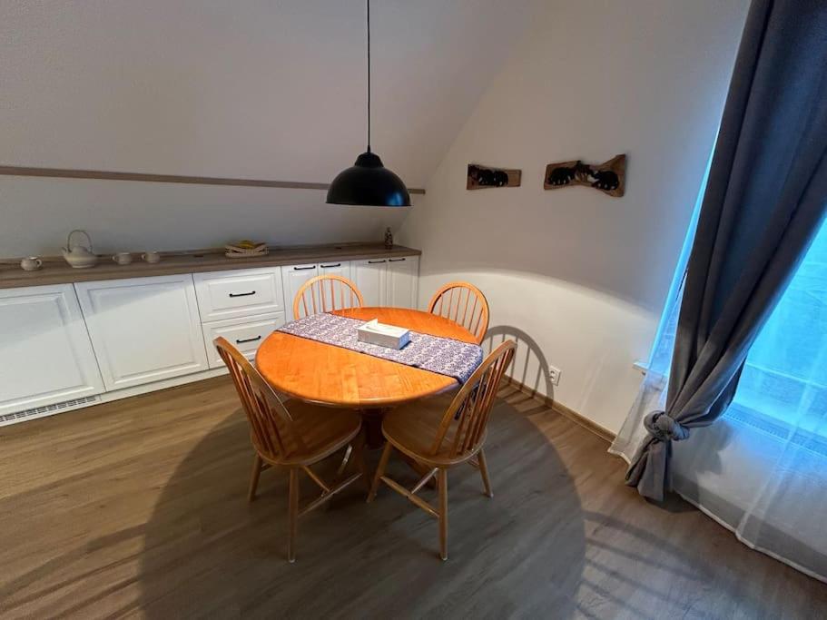 Posezení v ubytování Vacation apartment in Bruntál for trips & outdoor
