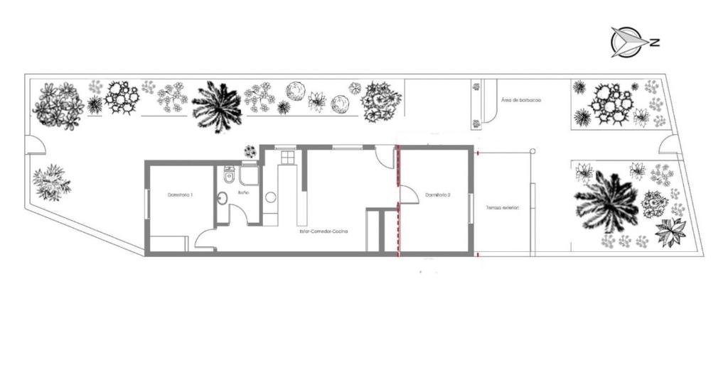 Plán poschodí v ubytovaní Villa La Maja Beachfront