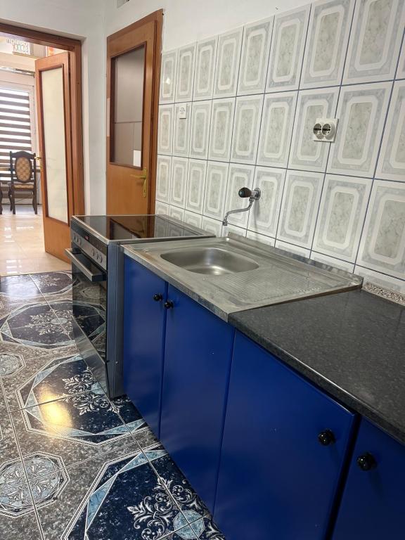 Kuchyň nebo kuchyňský kout v ubytování Apartment Cece