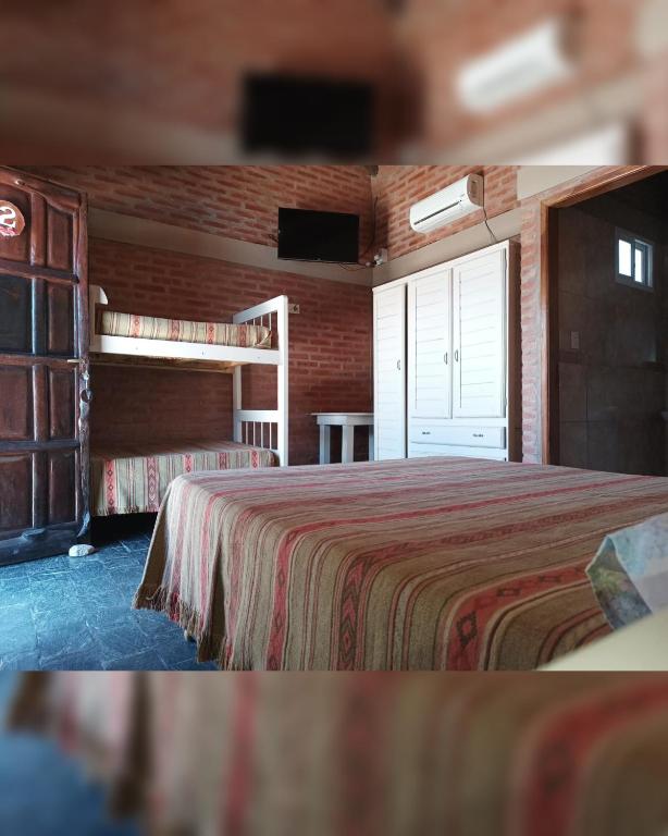 Postel nebo postele na pokoji v ubytování Hosteria Santa Francisca