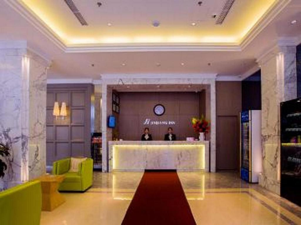 Vstupní hala nebo recepce v ubytování Jinjiang Inn Fuxin Yinbin Street Branch