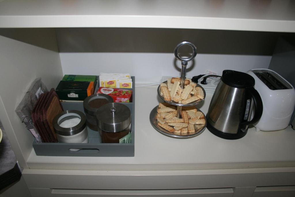 Príslušenstvo na prípravu kávy alebo čaju v ubytovaní Apartment Classic Deco