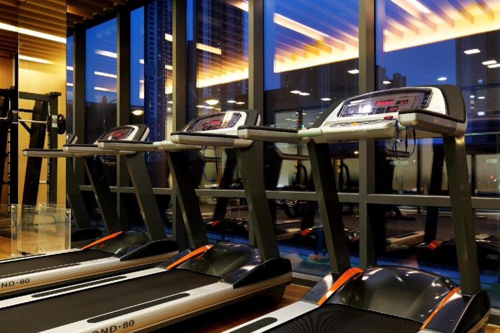 Fitness centrum a/nebo fitness zařízení v ubytování Kintex by K-tree