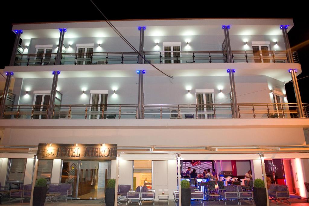 Balkón nebo terasa v ubytování Hotel Aheron