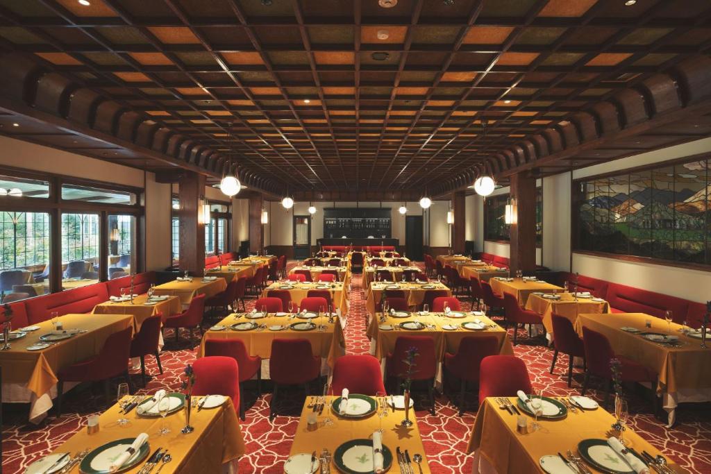 Restaurace v ubytování Mampei Hotel
