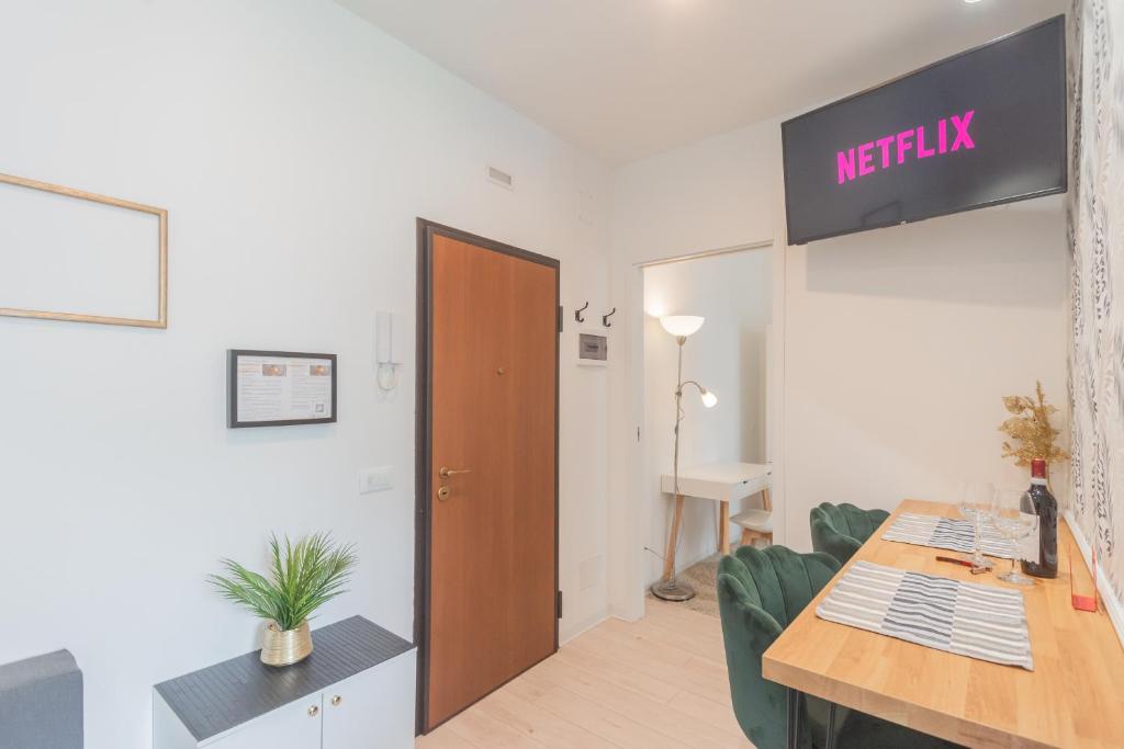 TV a/nebo společenská místnost v ubytování Casa di Silvia. Sei km da Como