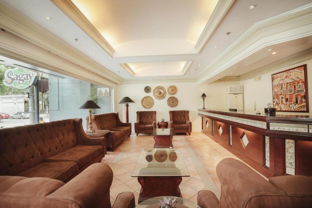 Ruang duduk di Casa Leticia Boutique Hotel
