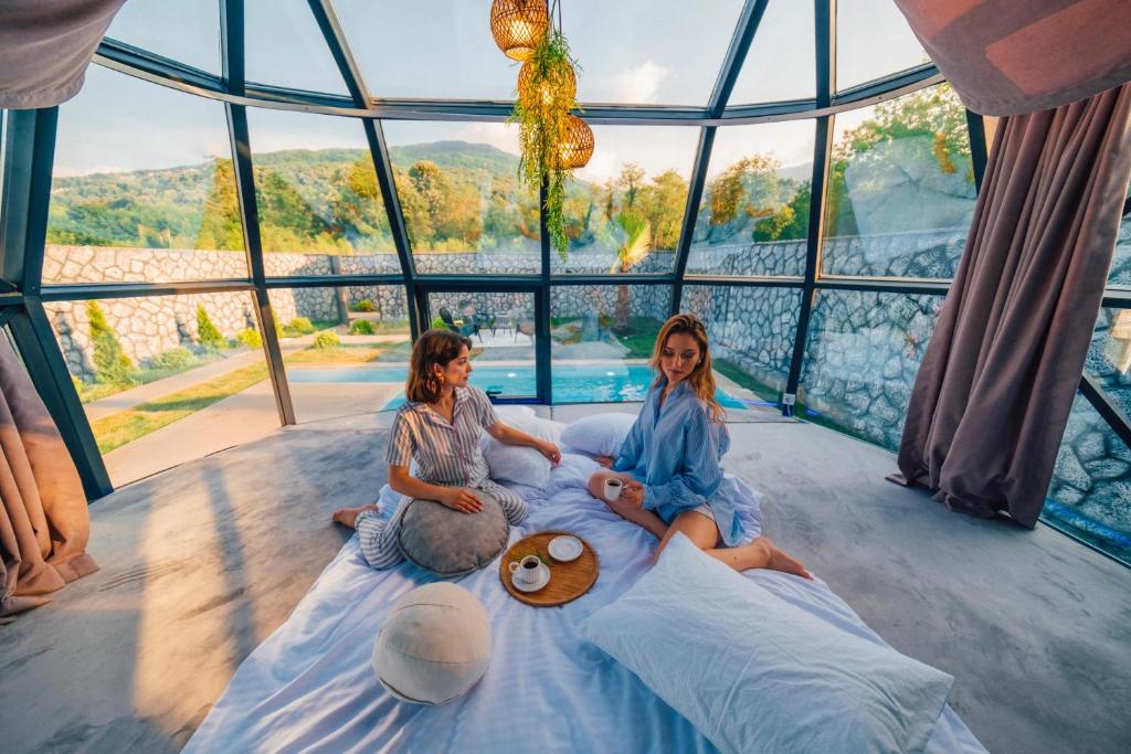Bazén v ubytování BALİ Sapanca nebo v jeho okolí