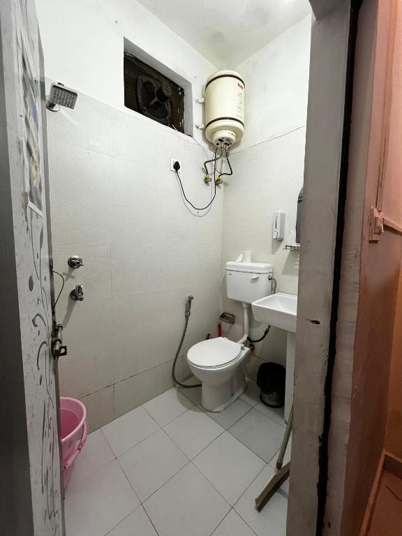Koupelna v ubytování Urban Loft Hostel