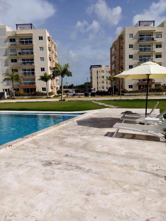 Swimmingpoolen hos eller tæt på Crisfer Punta Cana