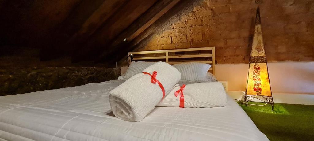 Postel nebo postele na pokoji v ubytování B&B La Laguna