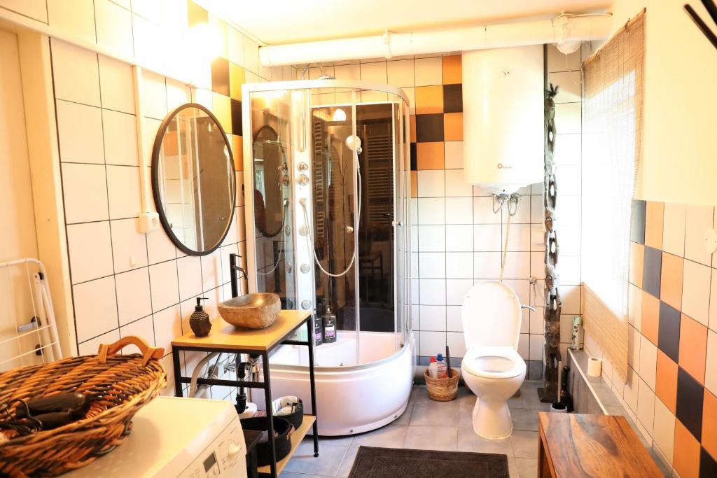 Koupelna v ubytování TUTTO Home