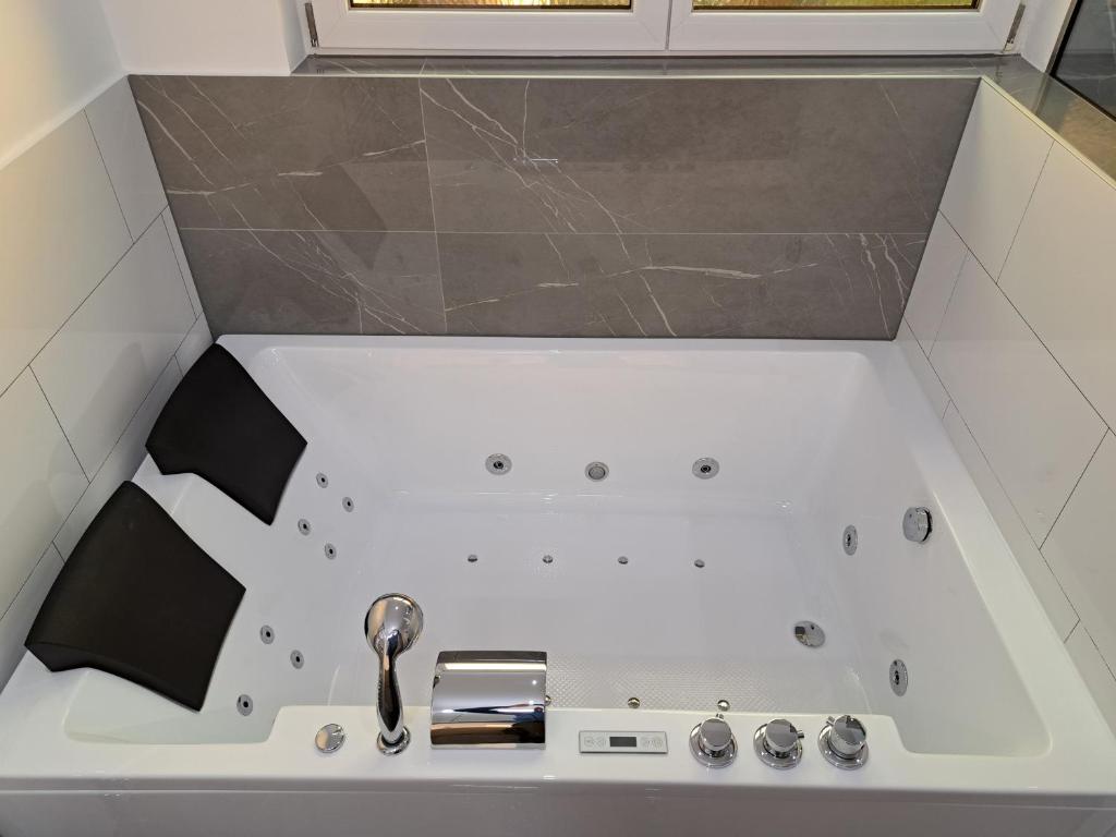 Koupelna v ubytování Ferienapartment "Zur Linde"
