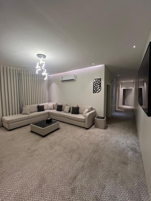 Χώρος καθιστικού στο نزل أحد