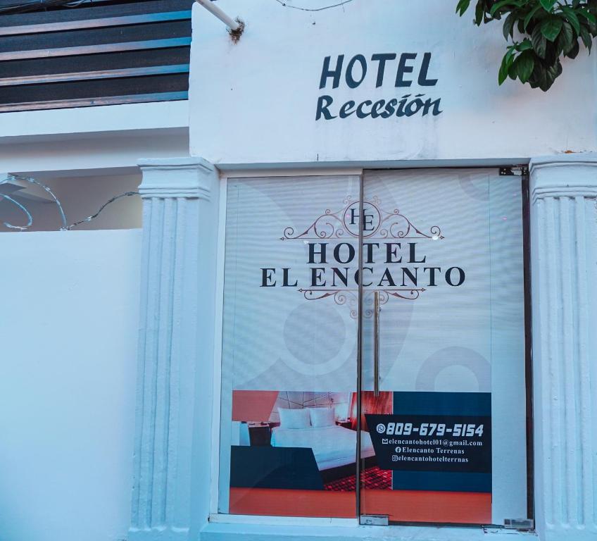Certifikát, hodnocení, plakát nebo jiný dokument vystavený v ubytování Hotel El Encanto