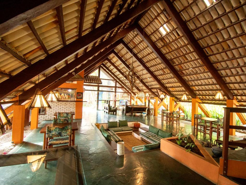 Restaurace v ubytování Pousada Arraial Candeia