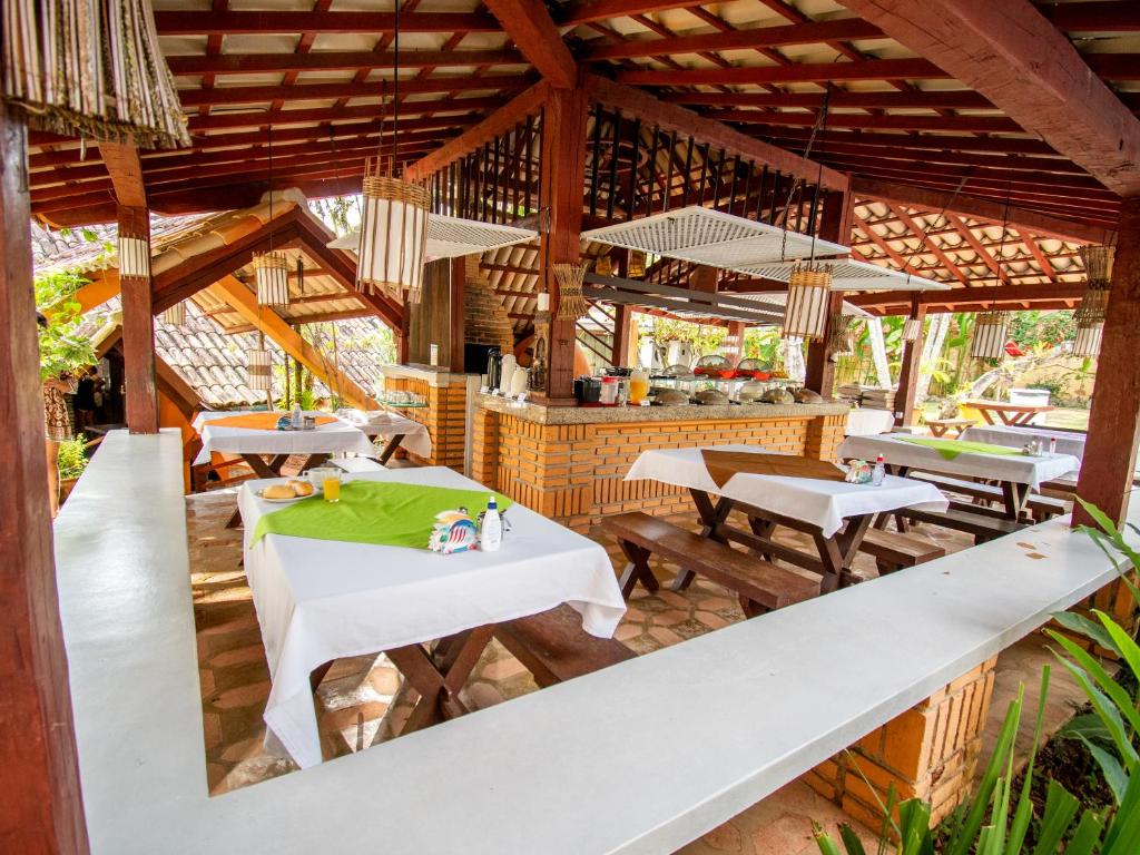 Restaurace v ubytování Pousada Arraial Candeia