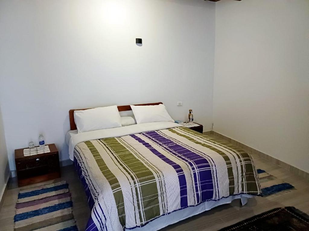 Postel nebo postele na pokoji v ubytování Nile Flower Guest House