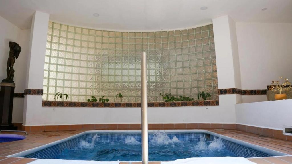 Bazén v ubytování Hotel Ex Hacienda La Pitaya Querétaro nebo v jeho okolí