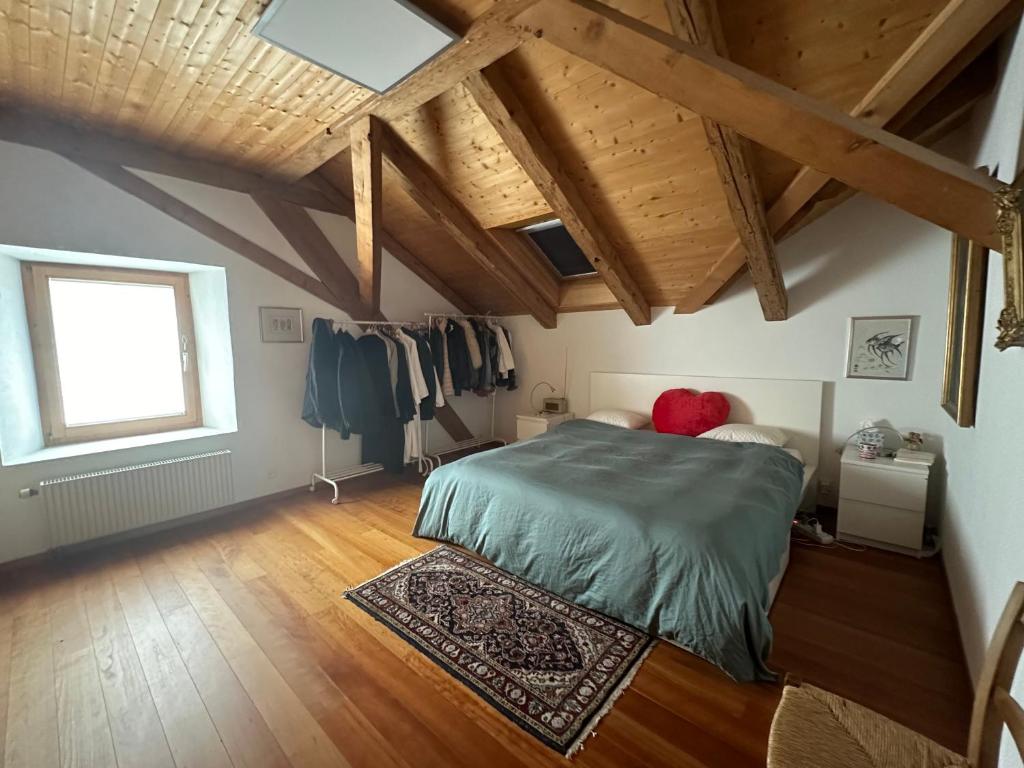 Postel nebo postele na pokoji v ubytování Gasthaus Schöntal
