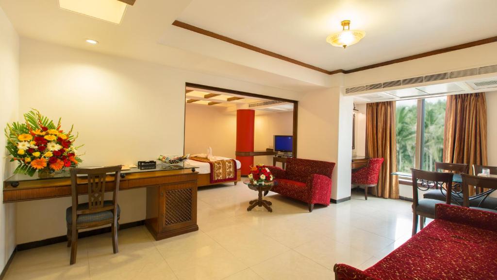 Posezení v ubytování Ramee Guestline Hotel Dadar