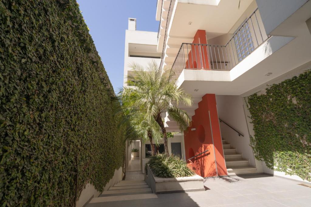 a view of the entrance to a building at Complejo Solares in Alta Gracia