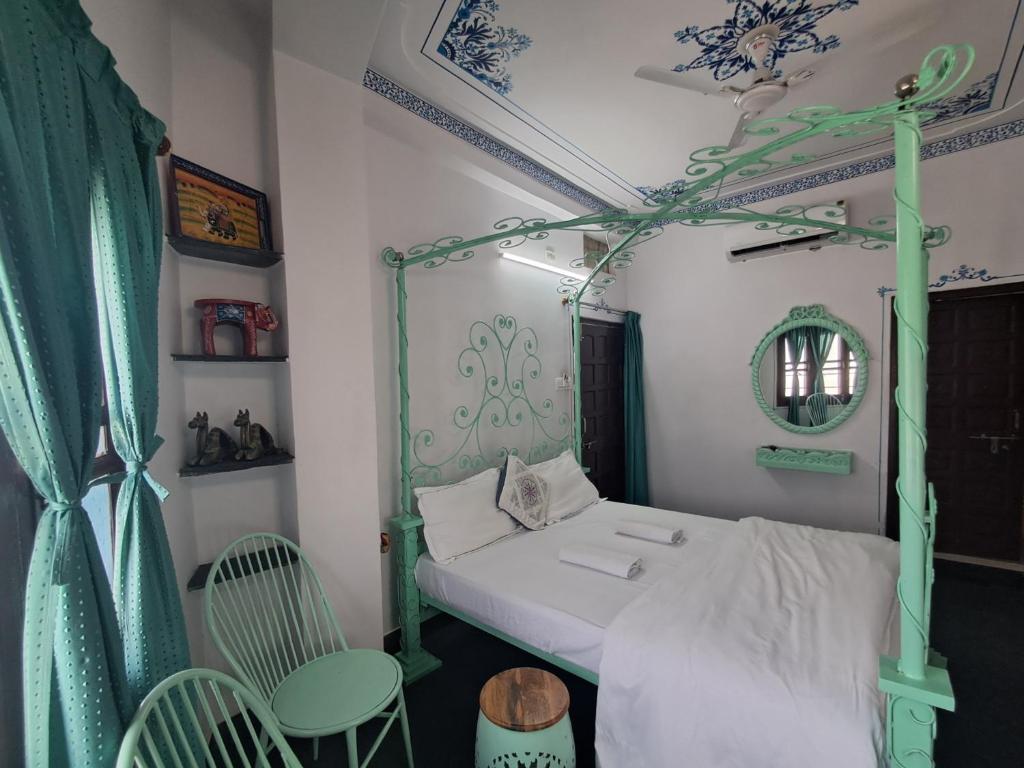 Raahi Backpacker's Hostel 객실 침대