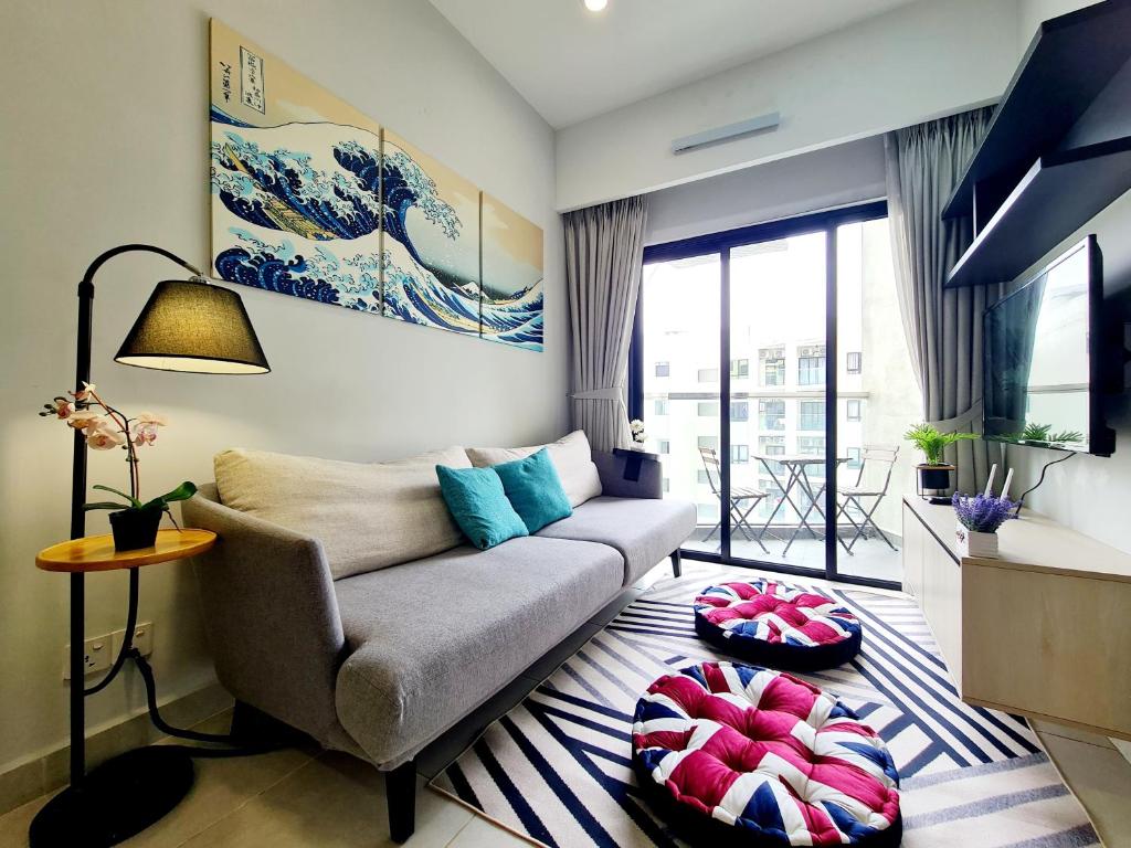 Χώρος καθιστικού στο VIM3 5 Pax Desapark North Desa Park City Ikea The Curve One Utama ISP School Damansaran Kenpong Menjalara Kuala Lumpur