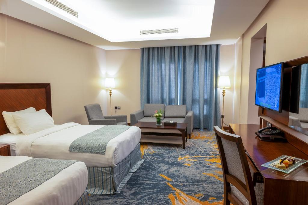 TV a/nebo společenská místnost v ubytování Ruve Jeddah Hotel