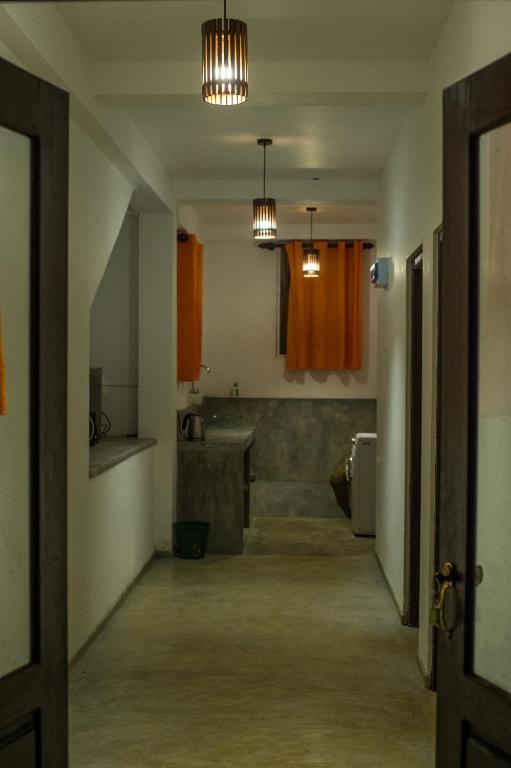 Posezení v ubytování Sinharaja Hostel