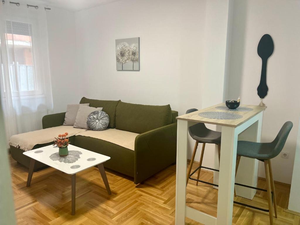 Posezení v ubytování Tik-tak apartment