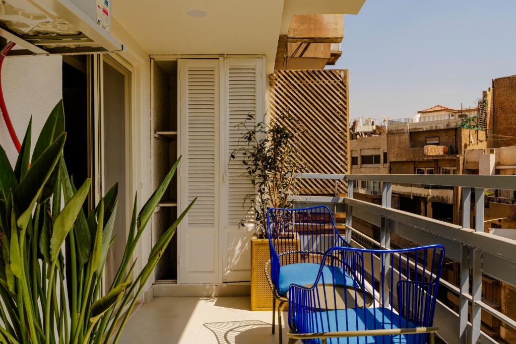 Balkón nebo terasa v ubytování Brassbell l Zamalek l Chroma l Central Location
