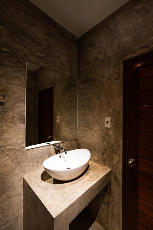 Koupelna v ubytování A Hotel Cozy