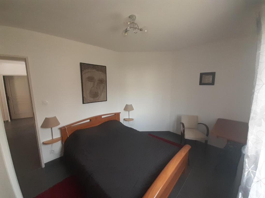 Postel nebo postele na pokoji v ubytování Villa sud Ardéche