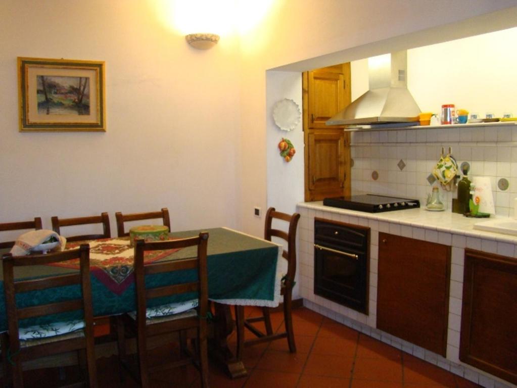 Kuchyň nebo kuchyňský kout v ubytování Antica Fonte Residenza di Siena