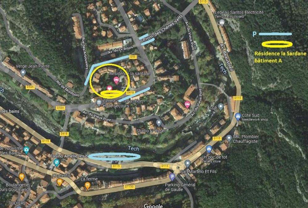 Zdjęcie z galerii obiektu Studio classé 2 étoiles à 5 minutes du centre ville et 10 des Thermes w mieście Amélie-les-Bains-Palalda