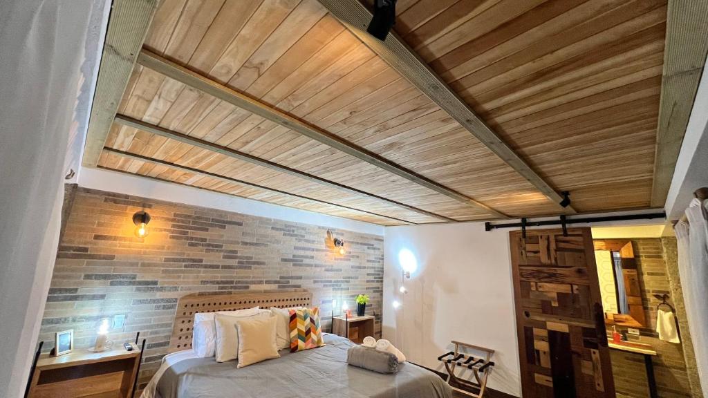 Posezení v ubytování Autenthico Sajonia Hotel Aeropuerto