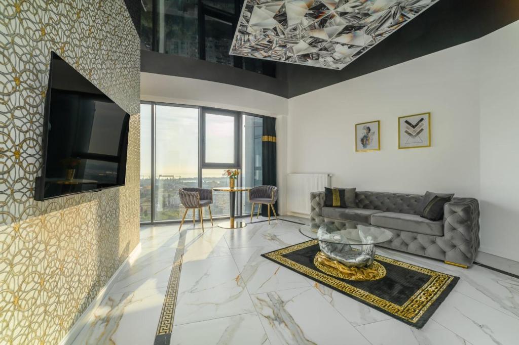 Hanza Tower Original 21st Floor- Sea and City-View - Resim 13