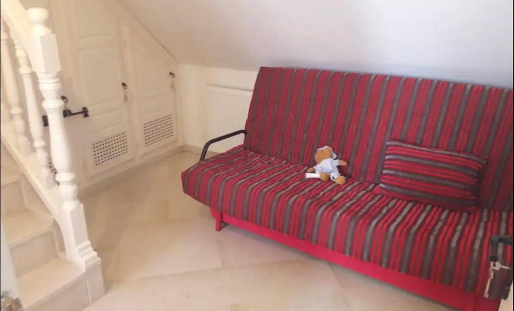 Posezení v ubytování Duplexe Yasmine Hammamet